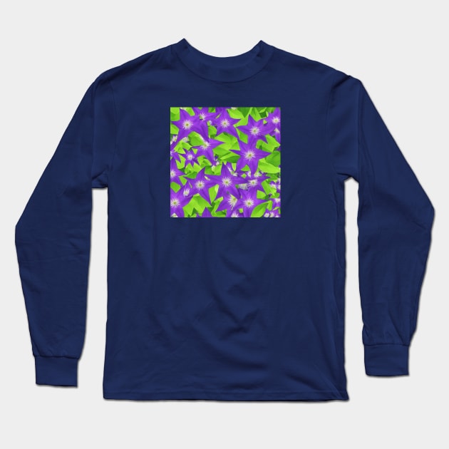 lavender Long Sleeve T-Shirt by ezhar.v.b